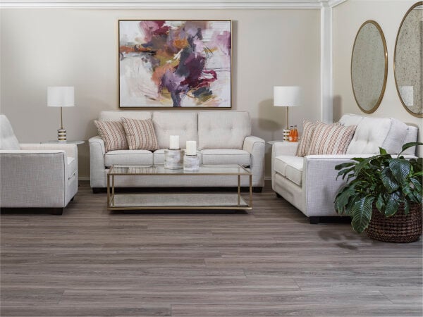 Kayla Ivory Sofa with Pillows - Image 4
