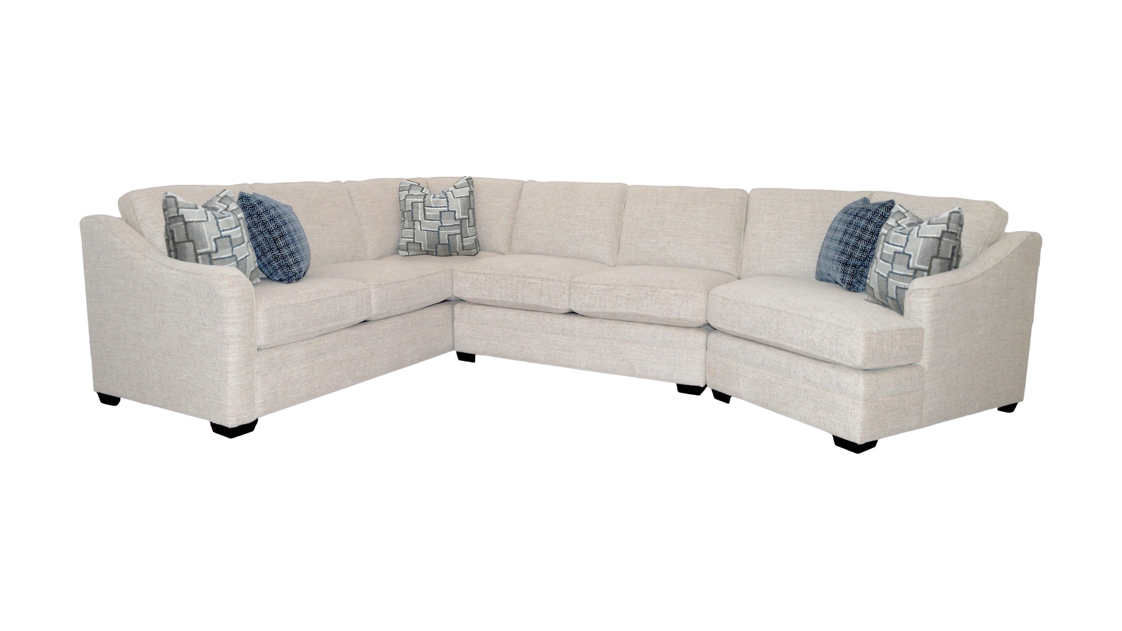 COZY F9431__ ANQUILLA SECT PKG-P359437-3PC F9 SECTIONAL IN ANQUILLA F9 Anquilla Sectional with Pillows - Image 1