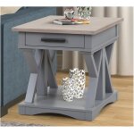 Americana Modern Dove End Table