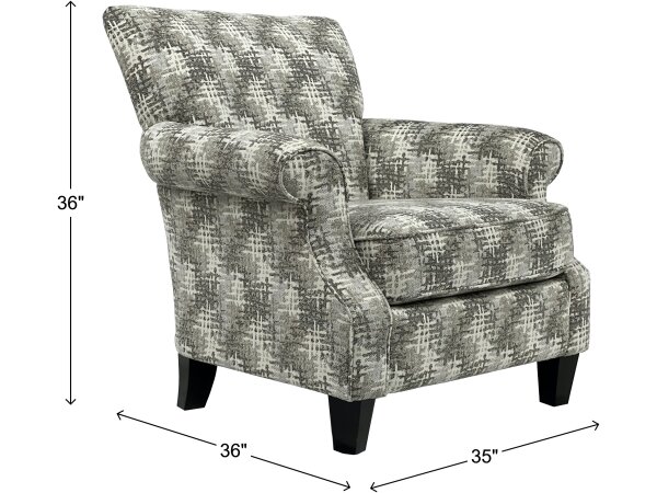 Games Taupe Accent Chair - Image 4