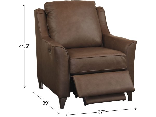 Benchmade Power Reclining Leather Chair - Image 3