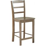 Madrid Stool in Taupe Gray