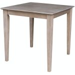 30'' Square Table / 36'' Shaker Legs