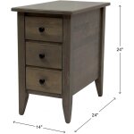 Driftwood Chairside Table - Image 2