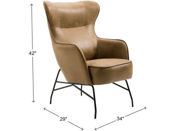Accent Chair Saddle - Image 4