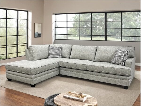 Gatsby Oreo Sectional with Pillows - Image 3