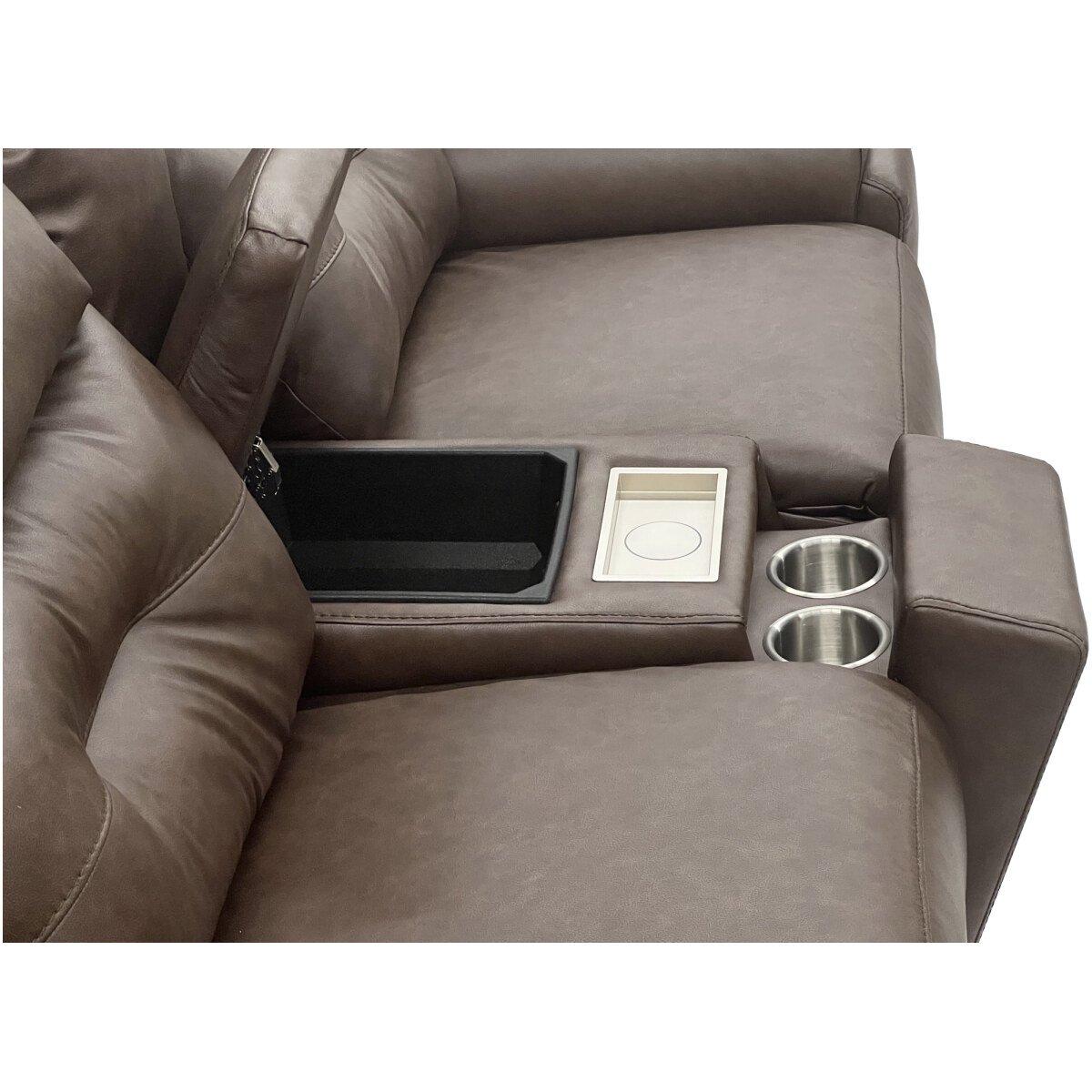 Point Break Power Reclining Console Loveseat Loveseats Customizable 7