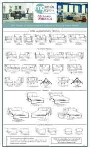M9 Elissa Loveseat with Pillows - Image 4
