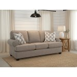 Fraser Pewter Sofa with Pillows - Image 3