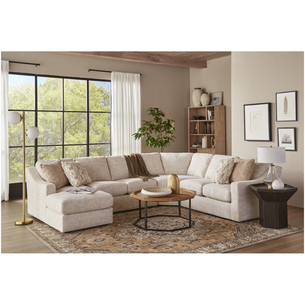 Caverra Sectional with Pillows Sectionals Best Home Furnishings 9