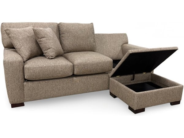 Sable Queen Sleeper Chaise with Pillows - Image 4