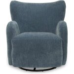 Luxury Blue Swivel Chair - Image 2