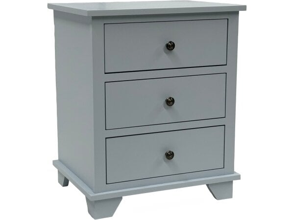 Portland 3 Drawer Wide Nightstand Nightstands Boulder Creek