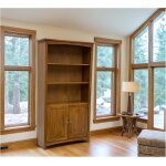 72" Bookcase with Doors - Image 2