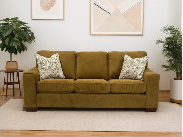 Zodiac Umber Sofa with Pillows - Image 3