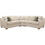 F9 Teddy Sectional with Pillows