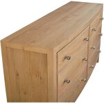 Newbury 6 Drawer Dresser Natural - Image 6