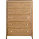 Newbury 5 Drawer Chest Natural - Image 3
