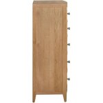Newbury 5 Drawer Chest Natural - Image 4