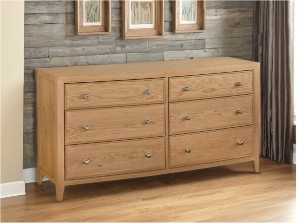 Newbury 6 Drawer Dresser Natural - Image 2