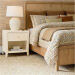Newbury Bedside Table Parchment - Image 2