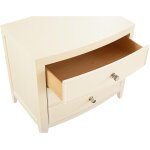 Newbury 3 Drawer Nightstand Parchment - Image 6