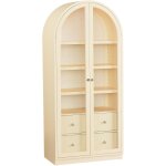 Newbury Arched Cabinet Parchment