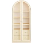 Newbury Arched Cabinet Parchment - Image 3