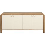 Newbury 4 Door Arched Credenza - Image 3