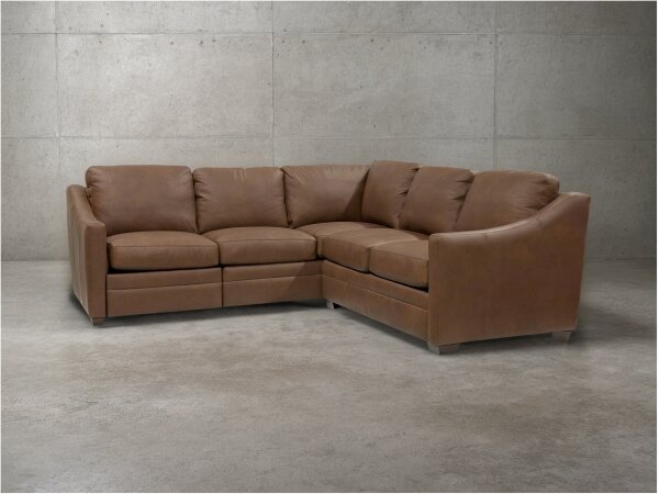 L9 Leather Sectional with Recliner - Image 2