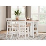 Two Toned Counter Height Stool White - Image 2