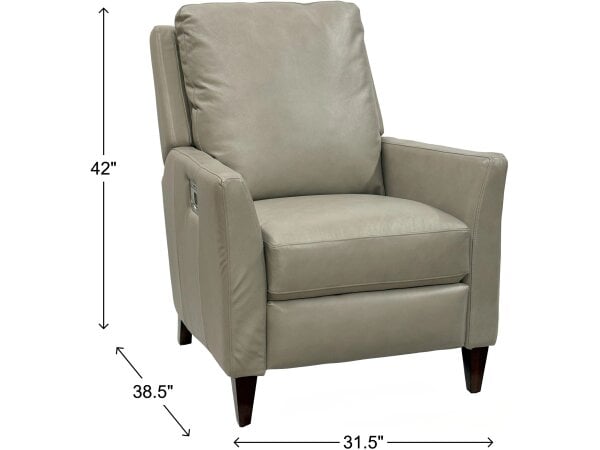 Audrey Leather Power High Leg Recliner - Image 5