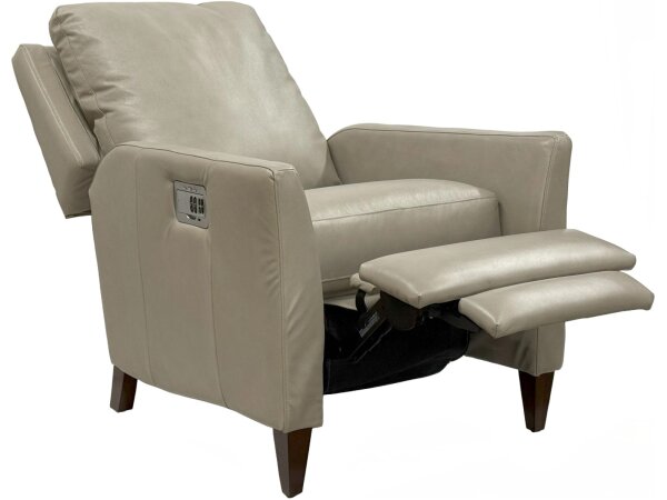 Audrey Leather Power High Leg Recliner - Image 4