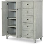 XXX's and OOO's Door Drawer Chest Bellflower - Image 3