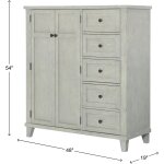 XXX's and OOO's Door Drawer Chest Bellflower - Image 4