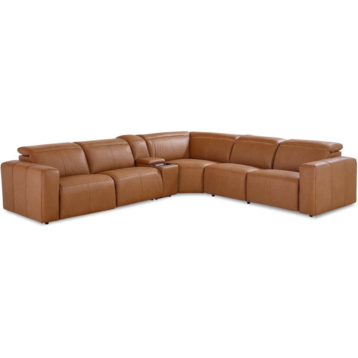 Airy Leather Power Reclining Sectional – Talsma Furniture - West