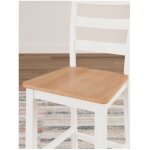 Two Toned Counter Height Stool White - Image 8