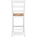 Two Toned Counter Height Stool White - Image 3