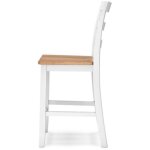 Two Toned Counter Height Stool White - Image 6