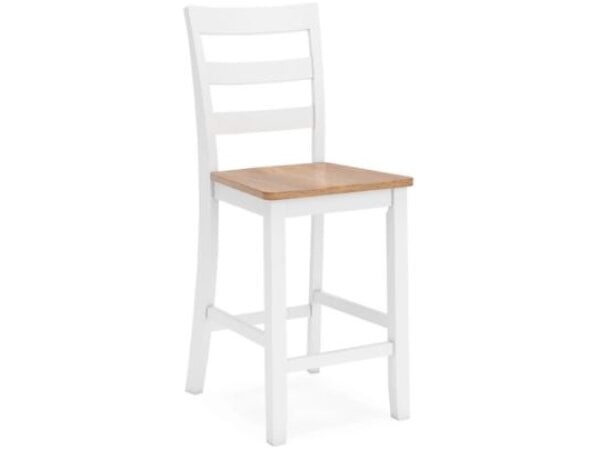 Two Toned Counter Height Stool White Barstools Ashley Furniture
