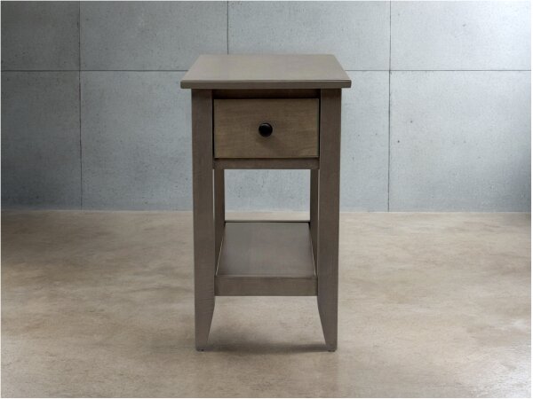 Driftwood Chairside Table One Drawer - Image 2