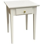 Shaker End Table Snow White