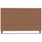 Design Lab King Button Tufted Ginger Headboard