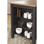 Gesthaven Counter Height Table and Four Stools Natural Brown - Image 4