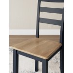 Gesthaven Table and Two Side Chairs Natural Blue - Image 6