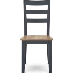 Gesthaven Table and Two Side Chairs Natural Blue - Image 8