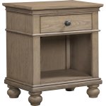 Oxford One Drawer Nightstand Tan