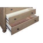Oxford Five Drawer Chest Tan - Image 5