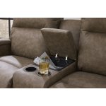 Maverly Power Rocking Recliner Console Loveseat - Image 2