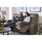 Maverly Power Rocking Recliner Console Loveseat - Image 5